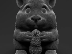 hamster toy with peanut 3D Model