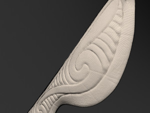 maori wooden - wahaika 3D 模型