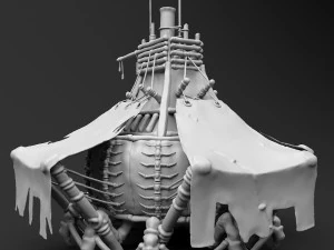 fantasy crab-like house 3D Model