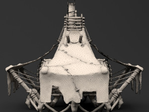 fantasy crab-like house 3D मॉडल