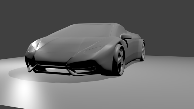sportcar concept 3D-Modell .c4d .max .obj .3ds .fbx .stl .blend 
