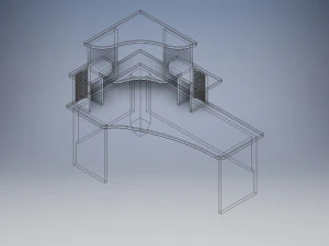&aacute;rea de trabalho Modelo 3D