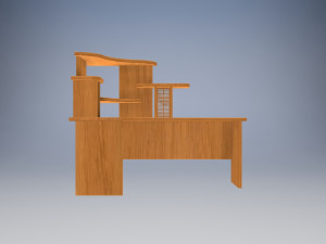 desktop to office 3D मॉडल