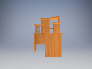 desktop to office 3D मॉडल