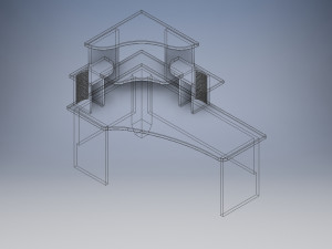 desktop to office 3D मॉडल