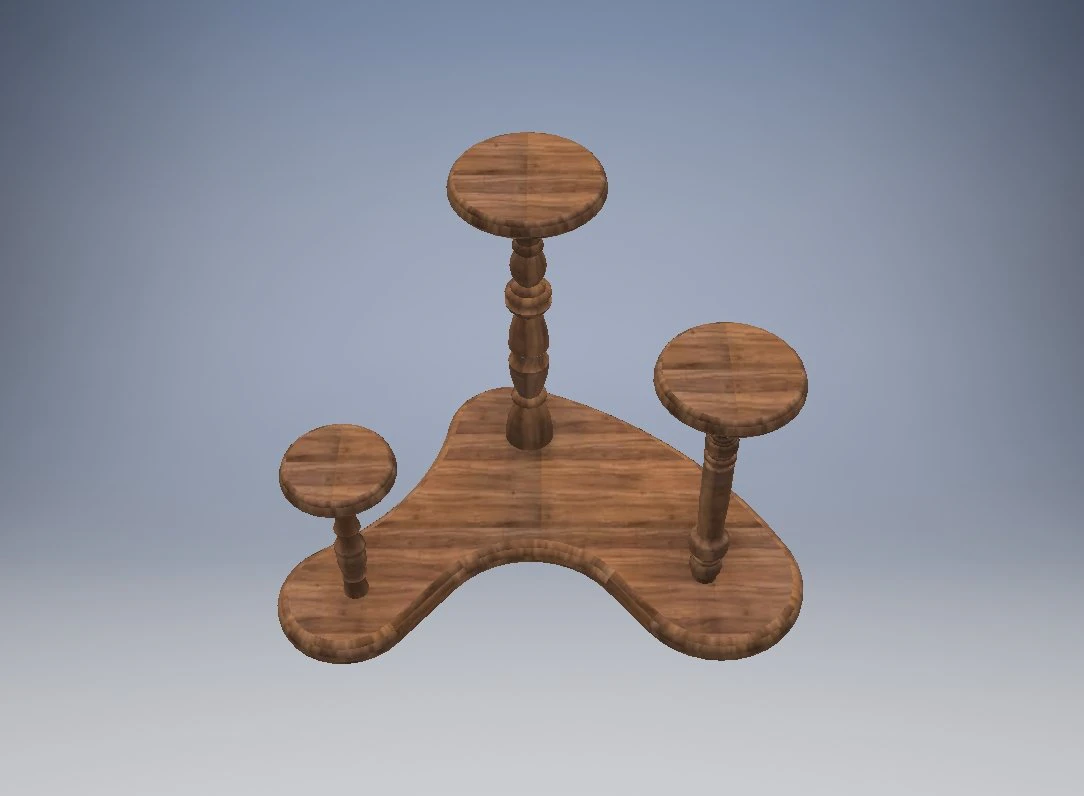stand for flowers 3D Model .c4d .max .obj .3ds .fbx .stl .blend 