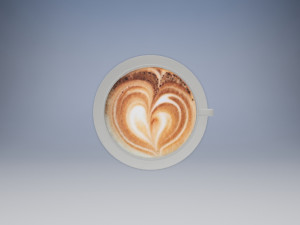 coffee cup and saucer 3Dモデル