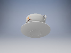 coffee cup and saucer 3Dモデル