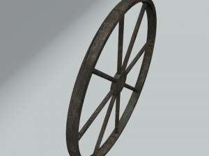 medieval wheel 3D Model