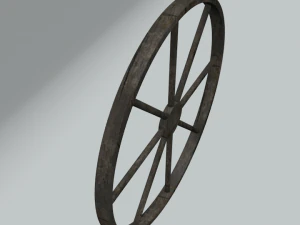 medieval wheel 3D Model