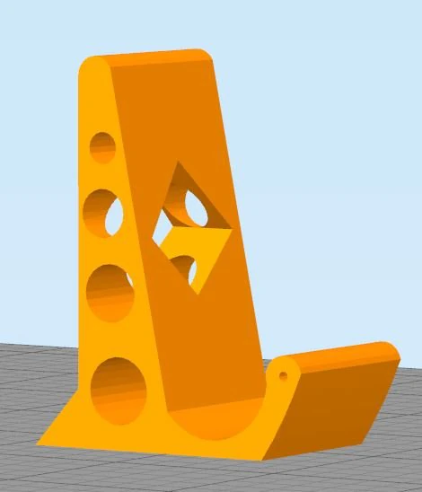 phone stand for iphone or android 3D Print Model .c4d .max .obj .3ds .fbx .stl .blend 