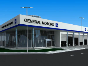 serviço de carros Modelo 3D