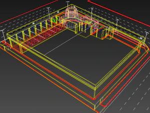 cars service 3D Model