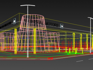 cars service 3D Model