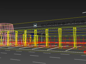 cars service 3D Model