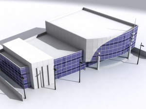 offices building Model 3D