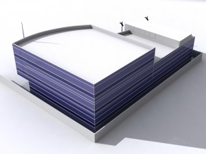 offices building Model 3D