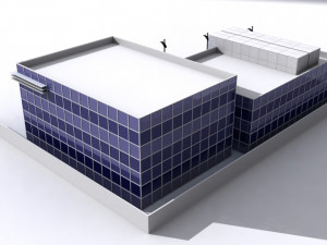 offices building Modelo 3D
