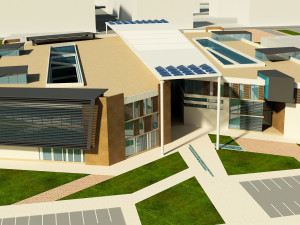 university - high school 3D Model