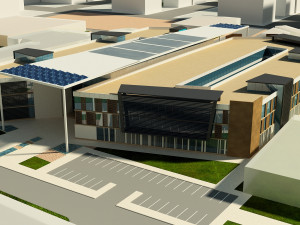 university - high school Modelo 3D