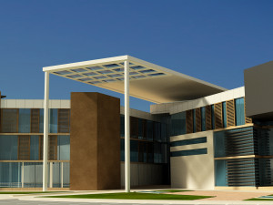 university - high school Modelo 3D