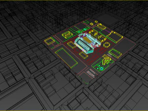 university - high school 3D Model