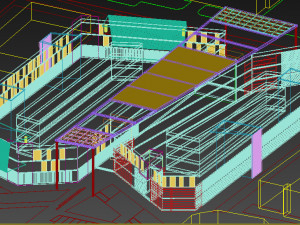 university - high school Modelo 3D