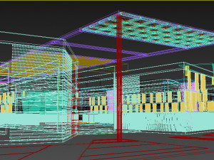 university - high school Modelo 3D