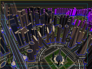 cityscape low-poly 3D Model