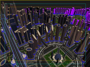 cityscape low-poly 3D Model