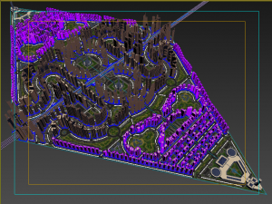 cityscape low-poly 3D Model