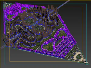 cityscape low-poly 3D Model