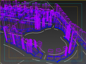 cityscape low-poly 3D Model