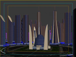 cityscape low-poly 3D Model
