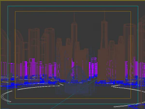 cityscape low-poly 3D Model