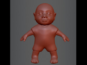 the child does exercises animation in cinema 4d 3Dモデル