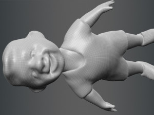 funny football players 3D Модель