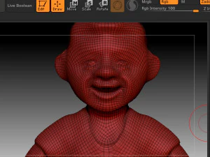 funny football players 3D Model