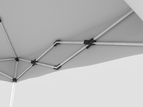 Event Tent 4x4 3D Model