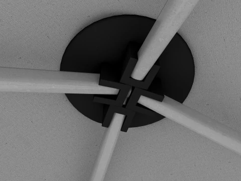 Event Tent 4x4 3D Model