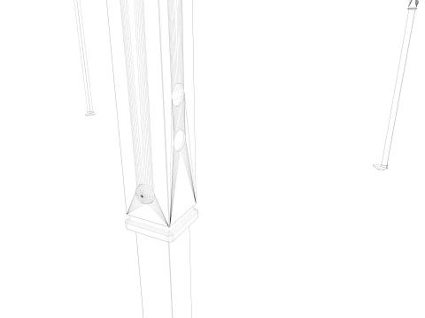 Event Tent 4x4 3D Model