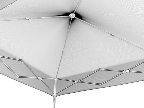 Event Tent 4x4 3D Model