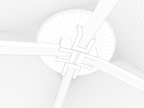 Event Tent 4x4 3D Model