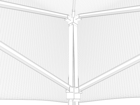 Event Tent 4x4 3D Model