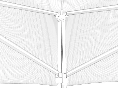 Event Tent 4x4 3D Model