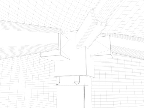 Event Tent 4x4 3D Model