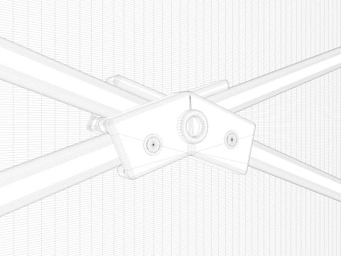 Event Tent 4x4 3D Model