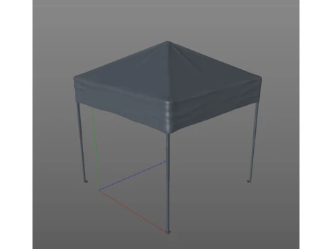 Event Tent 4x4 3D Model