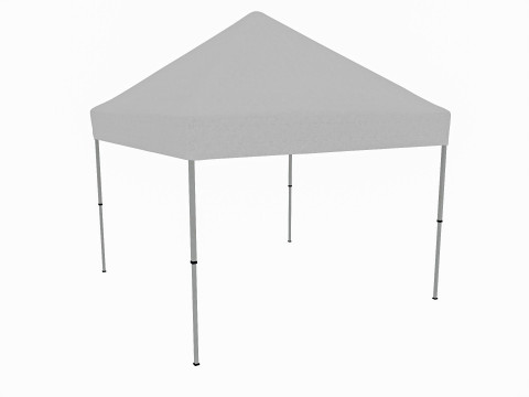 3d tent 4x4 3D Model