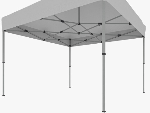3d tent 4x4 3D Model